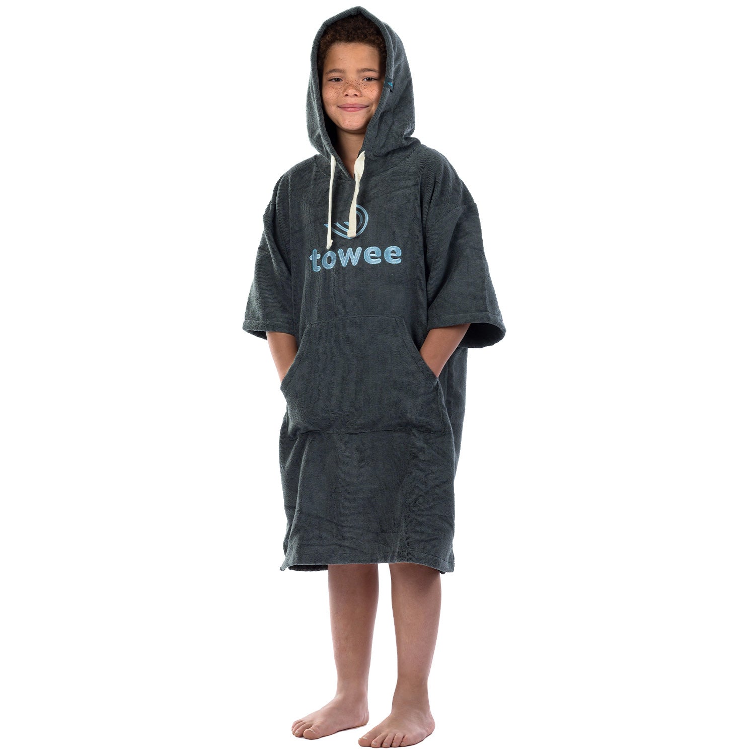 Teenager surfingowe ponczo Towee niebieskie 60 x 90 cm